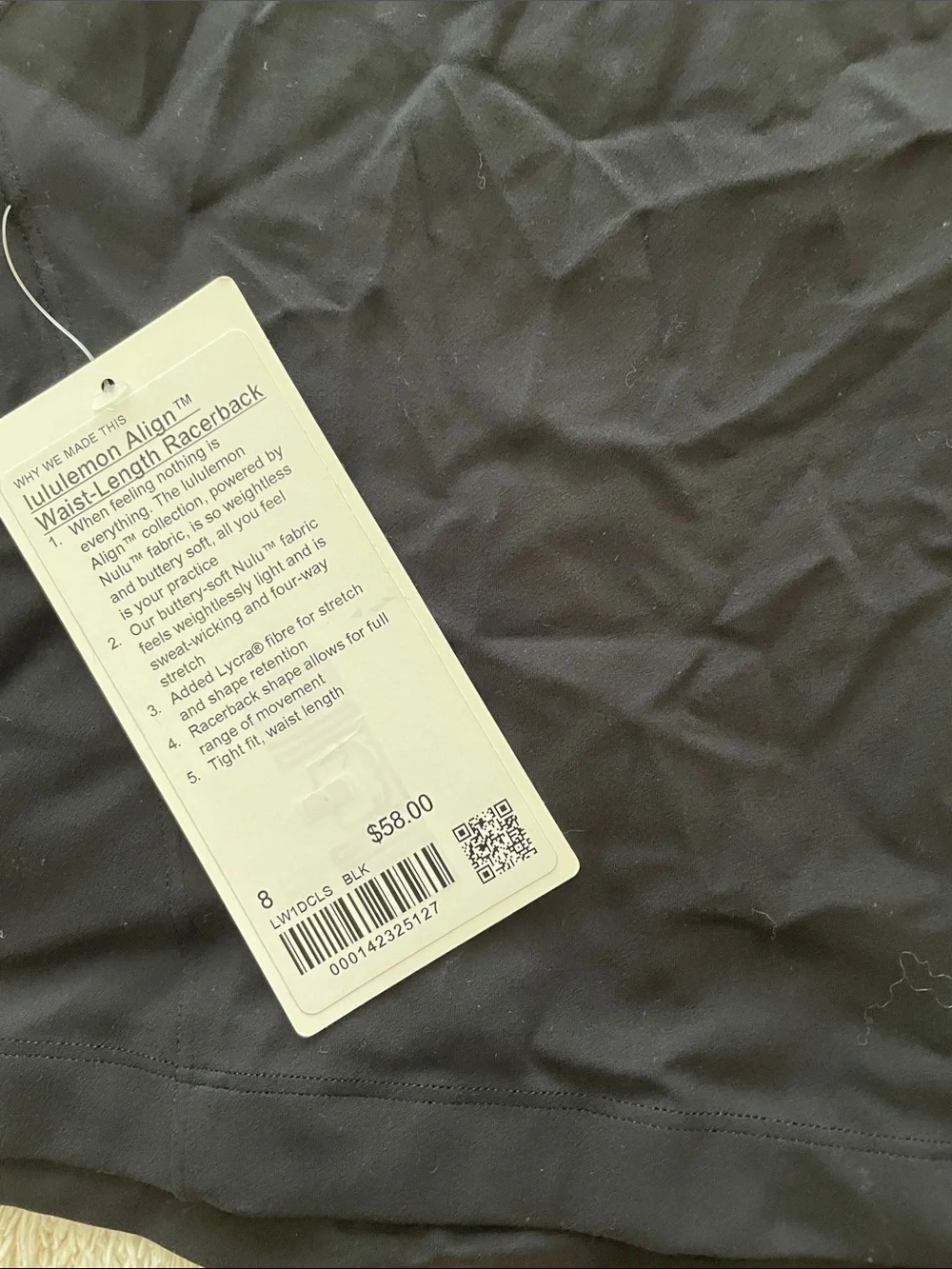 lululemon athletica sleek black